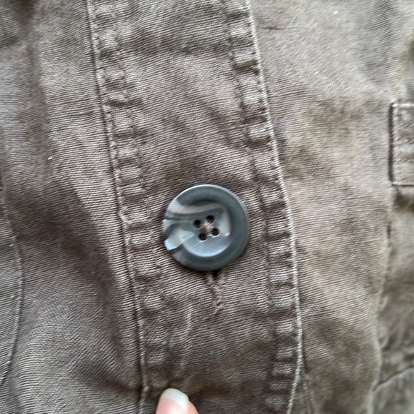 Marvin Richards Brown 100% Linen Jacket Sz M - Picture 5 of 9